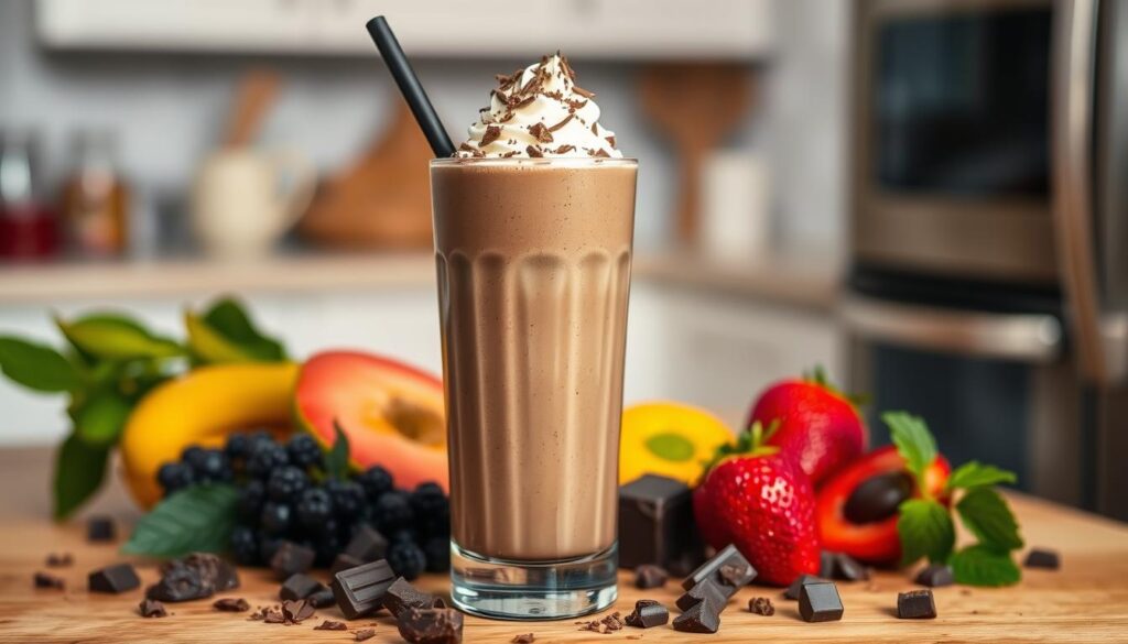 chocolate protein shake