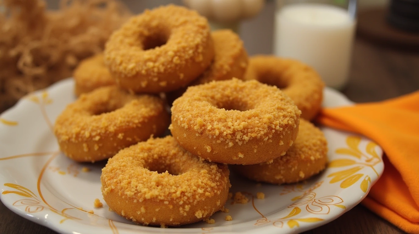 Pumpkin doughnut