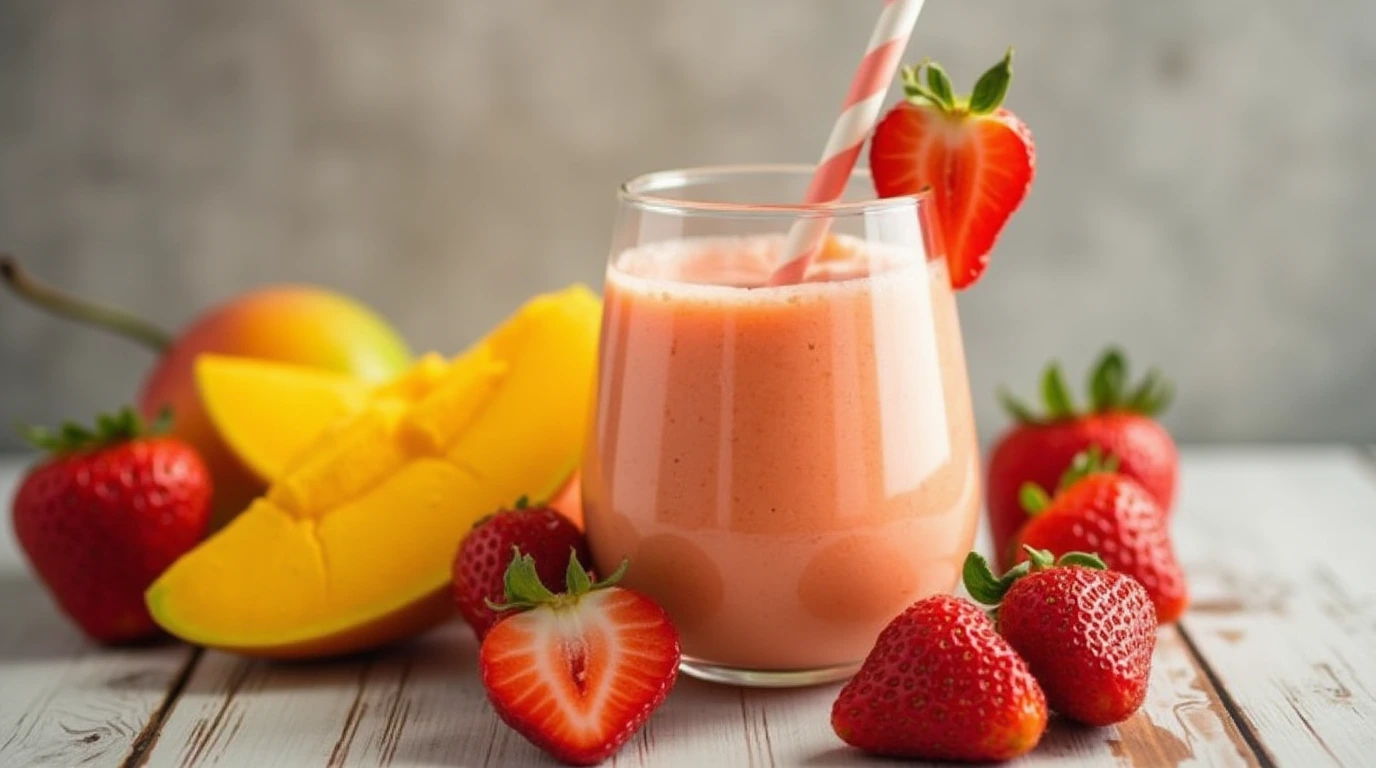 strawberry mango smoothie